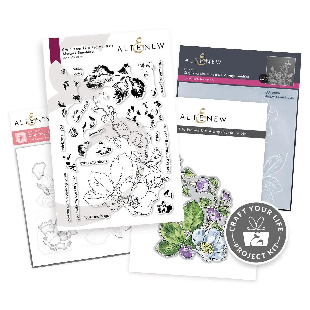 Craft Your Life Project Kit: Always Sunshine Stamp Set