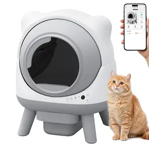 Warcat Self Cleaning Litter Box, Smart APP-Controlled Litter Box with 2.4G WiFi, Safety Sensor and Low-Noise Operation February Faves