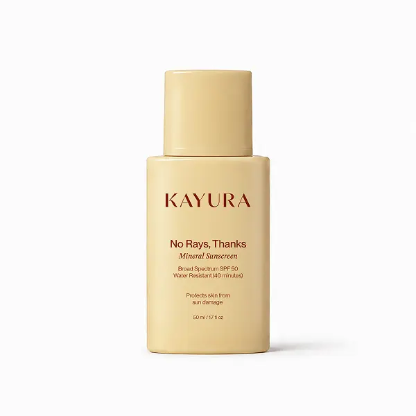Kayura Mineral Sunscreen SPF 50 PA Plus Four with Zinc Oxide for Sensitive Skin, 50 ml
