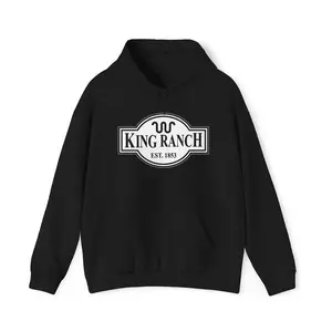 King Ranch Hoodie D.iesel Truck Texas Country Western Pullover Casual Fabric Gift for Ranchers R0deo Cowboy Clothing Classic Fit Unisex Soft Comfortable Warm Winter Wear