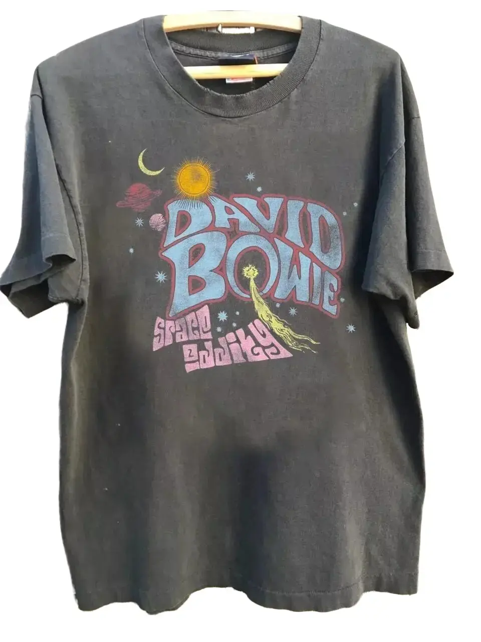 David Bowie Charcoal T-Shirt Graphic Tee Men Women Unisex Gift For Fan