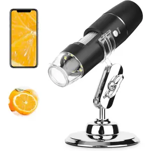 Handheld Digital Microscope  Portable for  Adults 50x-1000x Magnification with 360 Rotate Stand Compatible with iOS/Android , iPad
