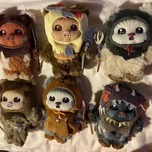 【Buy 2,Get 1 free-no box option】Wars Ewok Cosbi Plush Keychain Blind Box Series 2 – 8+1 Hidden Collectible,Summervibes