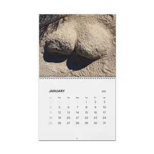 Joshua Tree Rock Formations 2026 Wall Calendar
