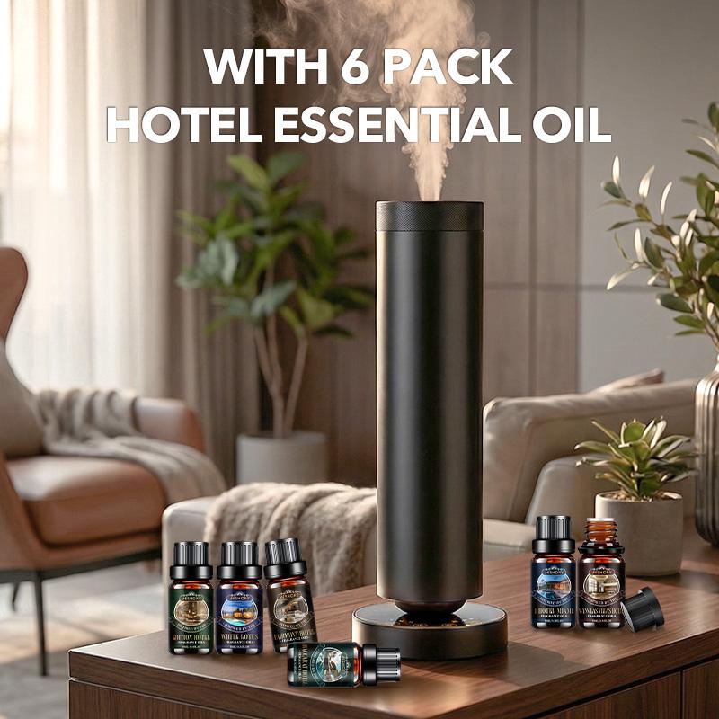 Waterless Scent Diffuser Starter Kit - Suitable for Home and Hotel Series Air Diffuser, 800 Square Inches of Coverage, Remote Control