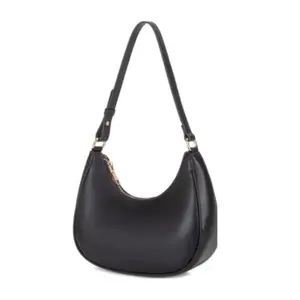 Women's 2024 Summer Half-moon Shoulder Bag, Simple Trendy Handheld Bag, All-match Commuter Hobo Bag for Daily & Work Use for Back To School, As Girlfriend Gifts, Fall Outfits, Fall Freshness