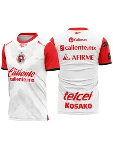 2026 Mexico Tijuana Club Football Shirt Men's and Women's Fashion Sports Short sleeved T-shirt