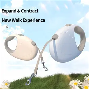 Automatic Retractable Dog Leash for Small & Medium Dogs, Durable Anti-Tangle Walking Lead for Puppies, Teddy, Bichon & Daily Pet Walking