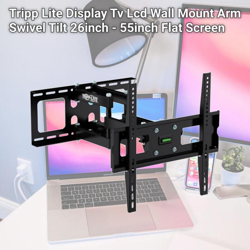 Tripp Lite Display Tv Lcd Wall Mount Arm Swivel Tilt 26inch - 55inch Flat Screen