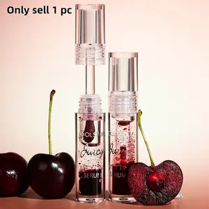 Cool Story Juicy Tint Serum,  Mirror Lip Gloss, Juice Stain Lip Liquid, Cherry Lip Balm, Moisturizing, Nourishing, Long-Lasting, Hydrating Lips