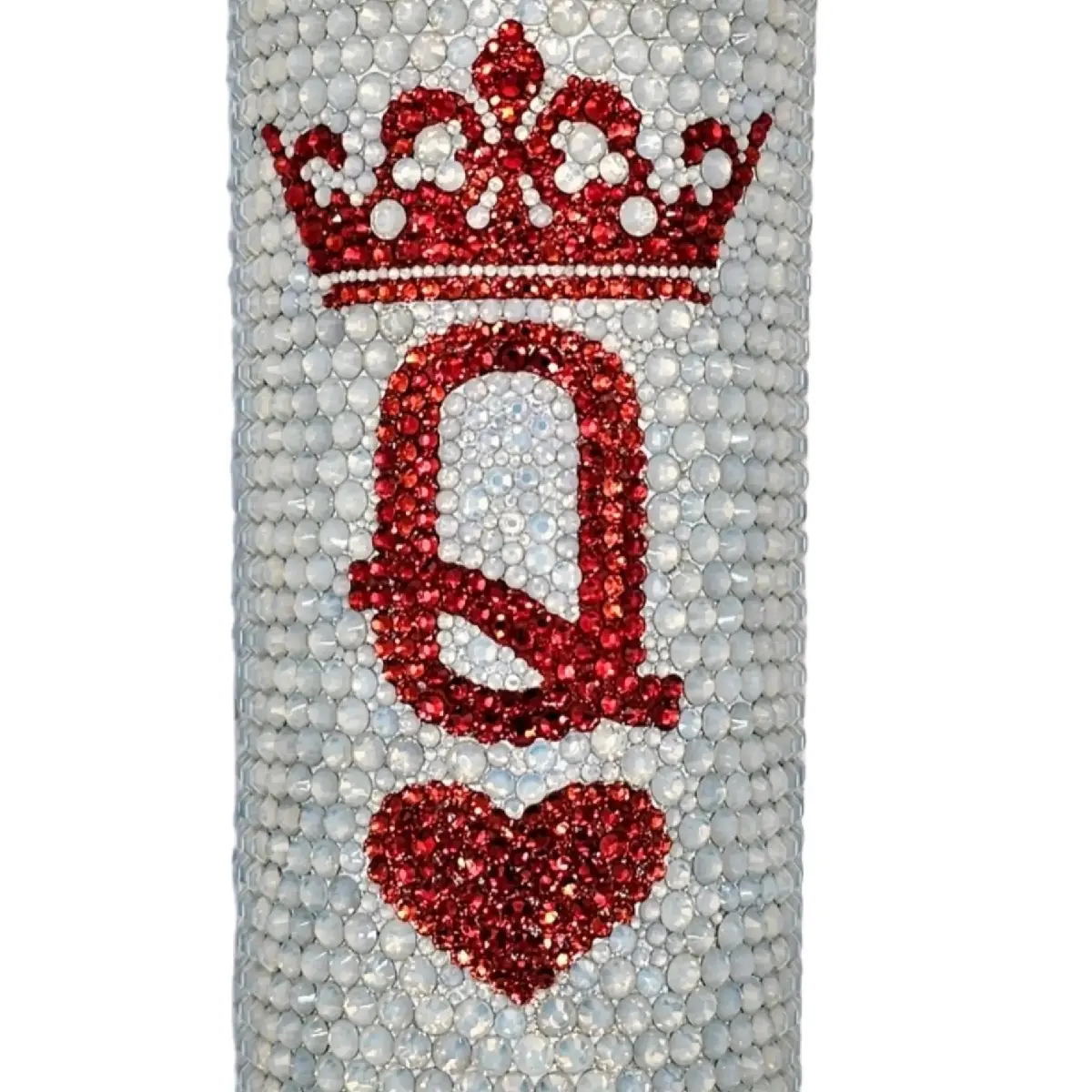Customized Queen Rhinestone Tumbler - Stylish On-The-Go Cup for Hot and Cold Beverages - Flasks