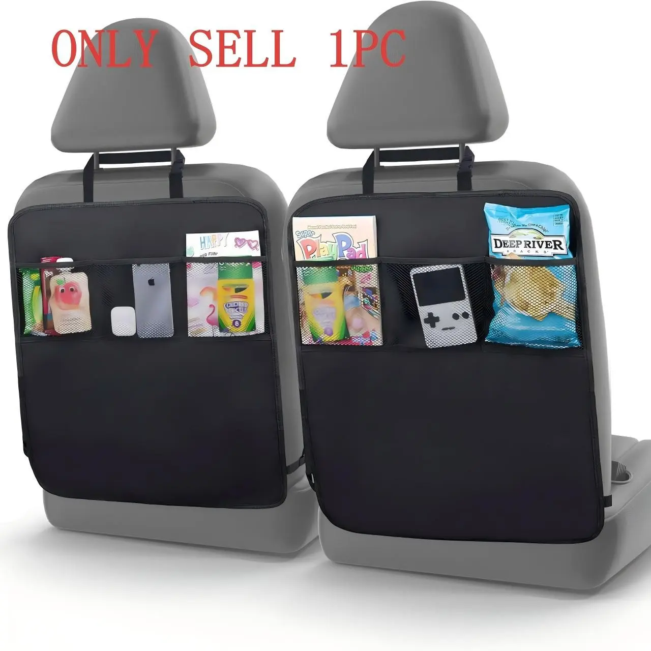 Car Rear Seat Protector, Waterproof Kick Pad for Kids, Easy Installation, Practical, Protects From Dirt Mud Scratches, Interior Decoration, 1pc Sourcing Products, Single Piece