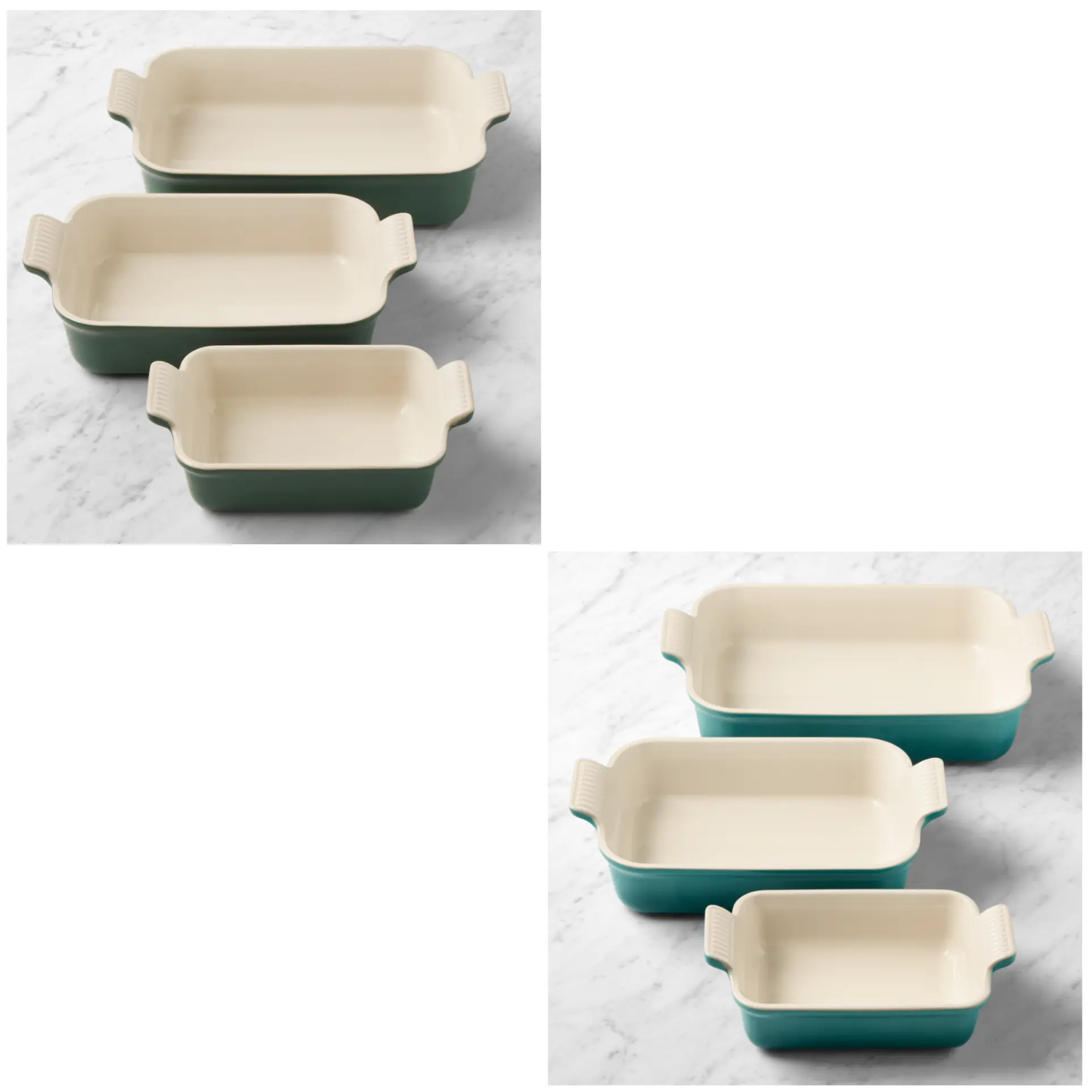 Le Creuset Heritage Open Rectangular Dishes, Set of 3