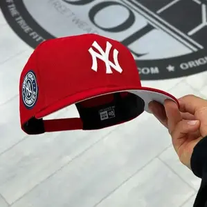 New Era 59FIFTY MLB NY Yankees Cap For Men & LA Dodgers Cap For Women | Iconic Team Logo Fitted Hat, Flat Brim, Unisex Baseball Cap, Gorras Urbanas, Sombrero MLB