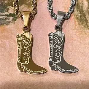 Forever Cowboy Double-Sided Necklace