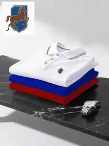 Men's Short Sleeve Polo Shirts Set, Breathable Moisture-Wicking Fabric, Classic Button Design, Casual Business Wear, Summer Essential