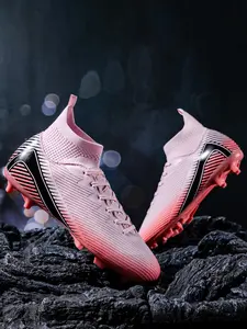 High Top Football Shoes, Professional Football Cleats, Non-Slip Football Shoes for Training, Sports Shoes for Indoor Outdoor Use, Football Boots