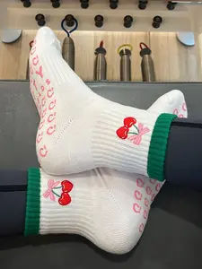 Cherry on Top Pilates Socks