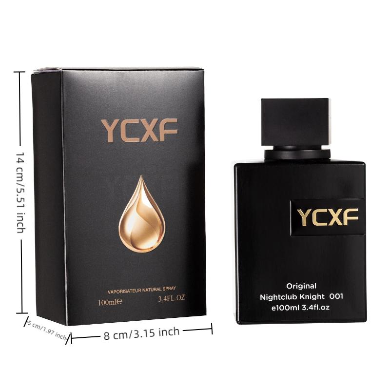 3.4 oz Men's Cologne Spray - YCXF Men's Cologne - Floral Gourmet Men's Fragrance - 6-8h Lasting Fragrance, Men's Charm Enhancer, Suitable for Dating and Daily Use, Christmas/Father's Day/Halloween Gifts