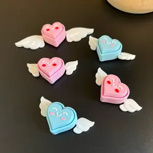 Winged Heart Fidget Clicker – Cute 3D Printed Desk Accessory for Stress Relief