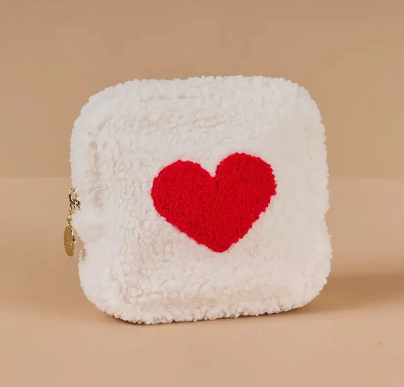 Red Heart Pouch