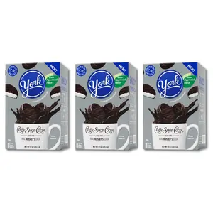 Hershey's York Peppermint Pattie Cocoa Mix Hot Chocolate 1.25 oz Packets Gluten Free Kosher Dairy Certified USA Made with Real Milk