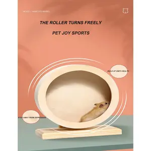 Hamster cork padded running wheel
