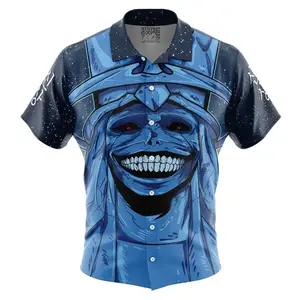 Statue of God Solo Leveling Hot Trending Shirt 2026 - Anime Tropical Hawaiian Shirt – Summer Beach Graphic Button-Up | Streetwear Vacation Shirt