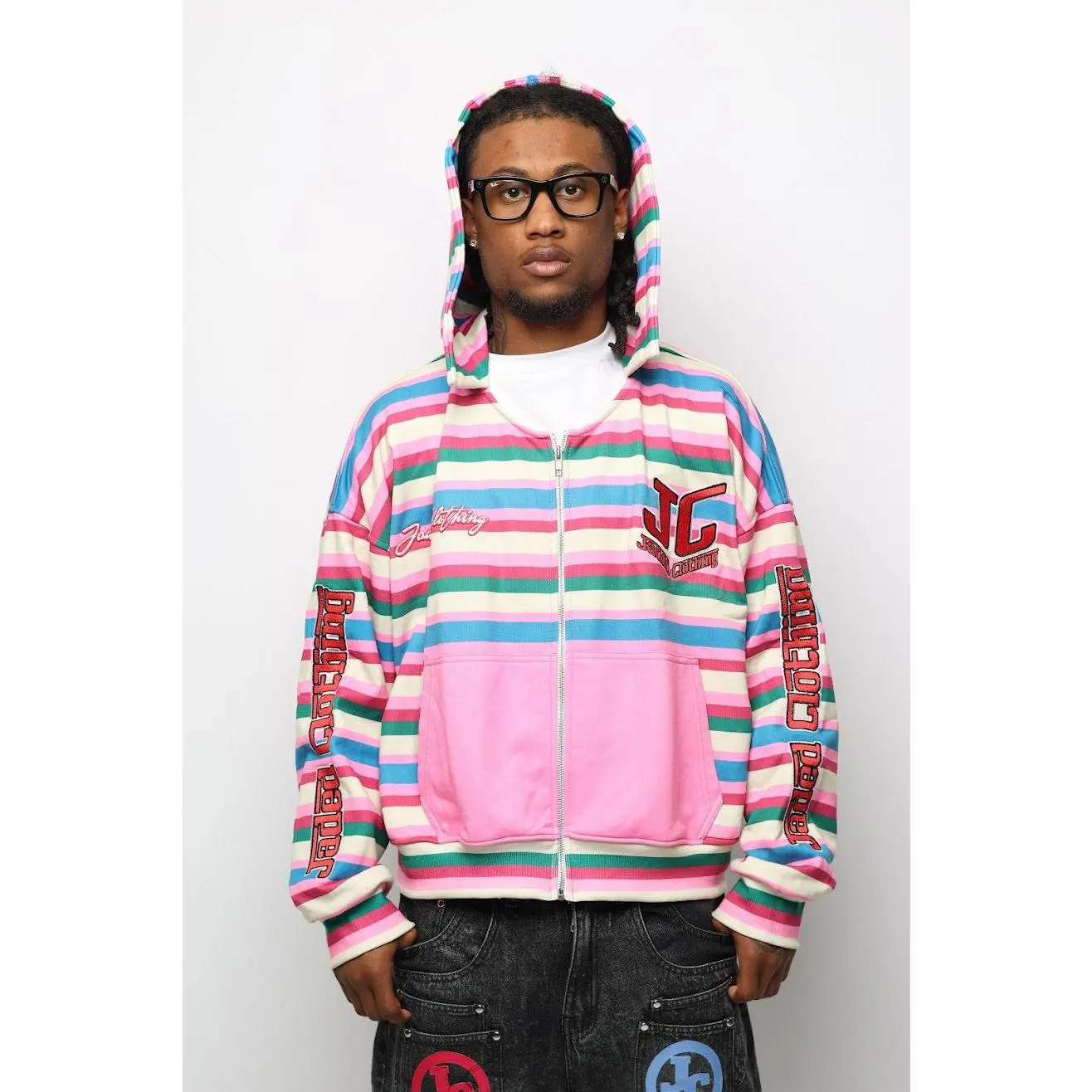 JADED RAINBOW STRIDE HOODIE