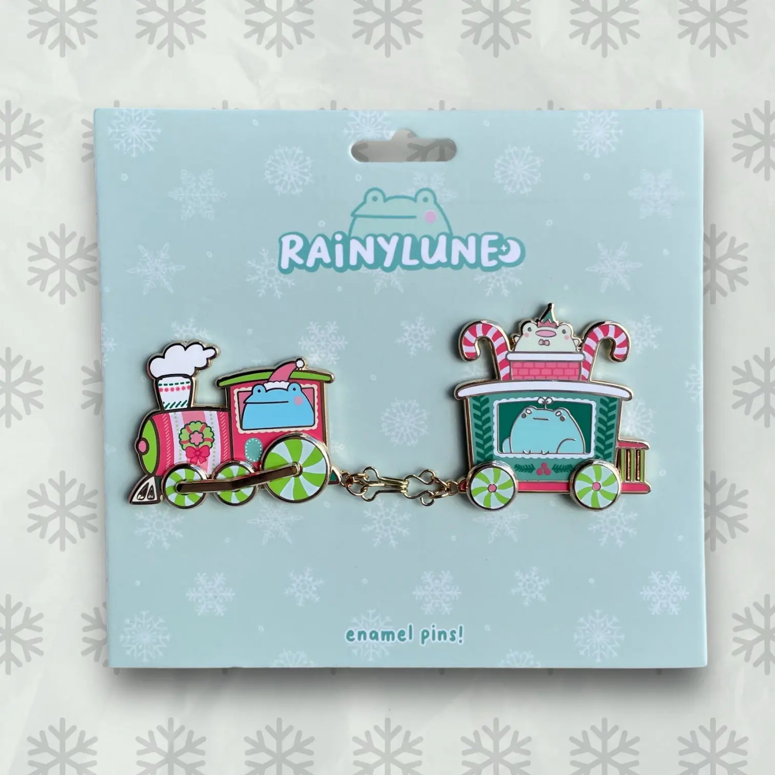 Christmas Train Pins