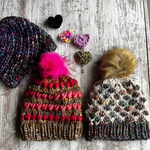 Luxury Beanie with removable pom pom