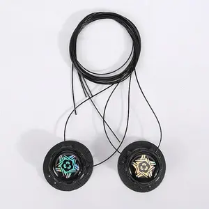 New Lazy Shoelaces with Rotating Anti-Falling Capsule Buckle Free Sports Shoe Accessories Plastic Twist for Shoelace Fastener Footwear Bridal Five-Star Model Black Casual Bedroom Sneaker