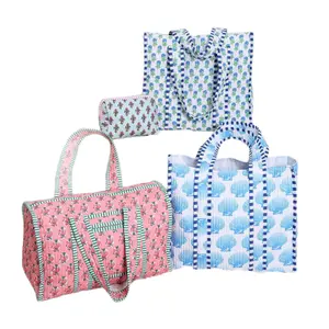 2026 Multi Color Retro Quilted Tote Bag Large Capacity Lightweight Women Shoulder Crossbody Casual Daily Bag