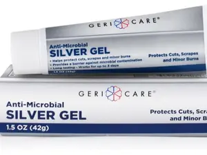 Antimicrobial Silver Gel Natural Topical Skin Healing Ointment Long-Lasting Protection 1.5oz