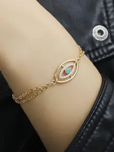 Fashion Eye Design Bracelet, Fashion Jewelry for Party, Daily Clothing Decor, Trendy All-match & Exquisite Jewelry for Birthday Gift, Stackable Bracelets, Trendy Stack Bangle, Fashionable Bracelet, Trendy Bangles