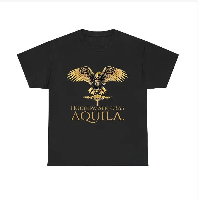 NEW LIMITED Ancient Rome - Funny Classical Latin Phrase - SPQR Aquila T-Shirt