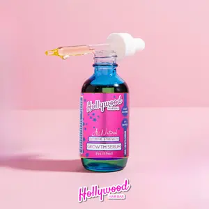 Hollywood HairBar Rosemary Biotin All Natural Scalp Stimulating Oil Organic Castor hair care curly