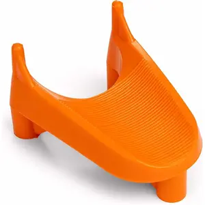Champion Sports Heavy Duty Football Kickoff Kicking Tee - High Visibility Orange - 1" for Ultimate Field Position