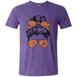 Jeep Halloween Messy Bun Soft Style T-Shirt