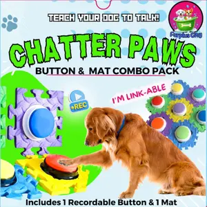 Chatter Paws Talking Dog Button
