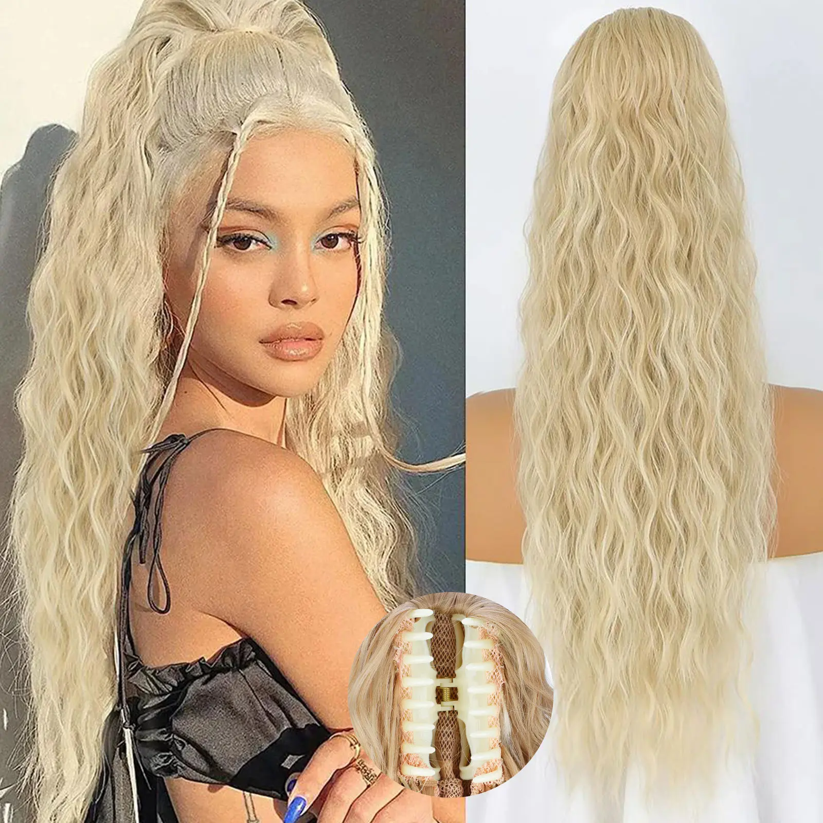 Claw Clip 30inch Honey Blonde