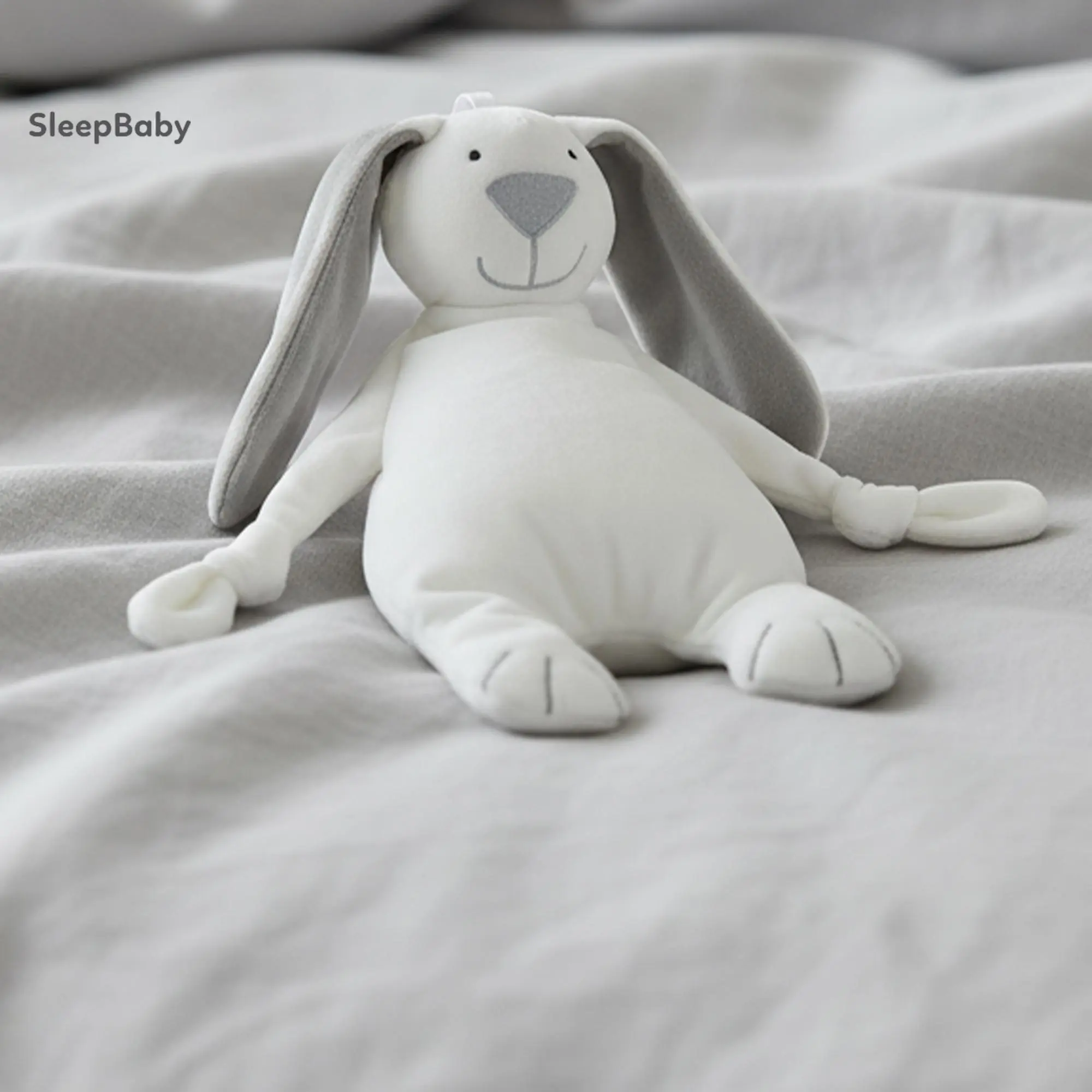 Adorable Bunny Stuffed Animal - Soft PP Cotton Plush Sleeping Pillow for Infants, Nursery Toy, Baby Shower Gift, stuffedanimals