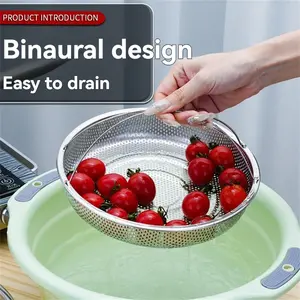 Stainless Steel Multi-Hole Steamer Tray, Kitchen Steaming Rack, Baking Pan, Cooking Tool, Suitable for Vegetables, Dumplings, Fish, Meat, Pastries