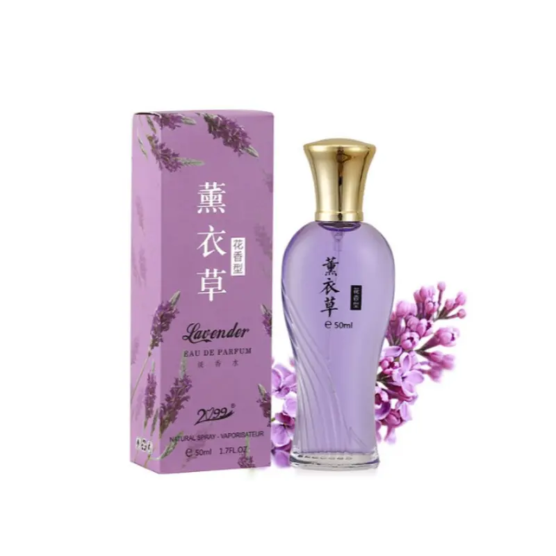 2099 Floral Scented Perfume Spray 50ML, Floral Scents Perfume, Floral Essence Fragrance, Lavender Fragrance, Fresh Light Scent, Compact Portable, Perfect Gift for Students and Young Adults