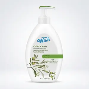 Wish Moisturizing Liquid Soap 16.9 FL OZ/500ml Olive Oasis