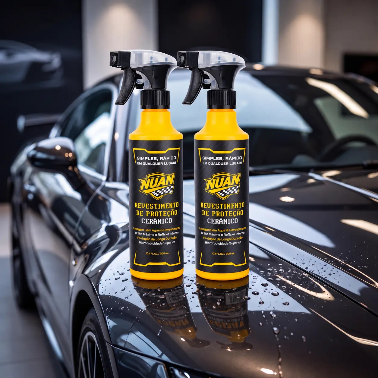 Spray coating agent；NUAN nano car coating sprayNUAN nano car coating spray - 300ml Fast-Acting Car Paint Polish & Sealant, Long-Lasting Hydrophobic Protection, Anti-Stain & Anti-Fading, Perfect for Daily Car Care