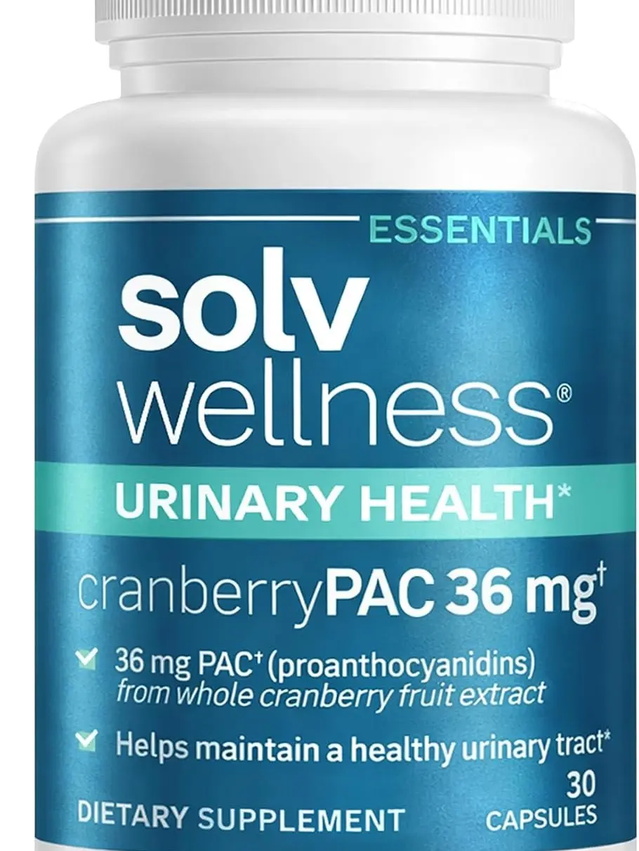Urinary Health 36 mg Cranberry PAC - Whole Cranberry Fruit Extract, Daily Urinary Tract & Bladder Health Support, 30 Capsules