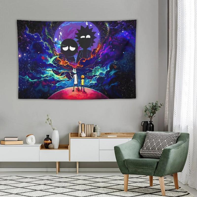 Movies Rick And Morty Tapestry, Wall Decoration Suitable for Bedroom, Living Room And Dormitory. 40 X 60 Inches