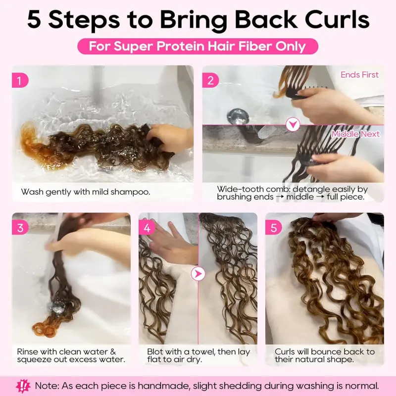 SUNDAY MIRTH Curly Hair Extensions - 4PCS 18" GoGo Curly Clip in Hair Extensions 100% Super Protein Hairpieces with Invisible Lace Weft Silky Soft Natural Look for Wome SUNDAY MIRTH Curly Hair Extensions - 4PCS 18" GoGo Curly Clip in Hair Extensions 100% Super Protein Hairpieces with Invisible Lace Weft Silky Soft Natural Look for Wome