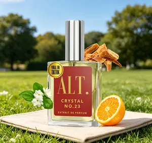 ALT. FRAGRANCES Crystal No.23 Unisex Extrait de Parfum, Inspired by Baccarat Rouge 540, Long Lasting Luxe Fragrance for Men & Women, Rich Jasmine, Amberwood & Cedar Notes, Premium Woody Floral Luxury Dupe Perfume 60ml